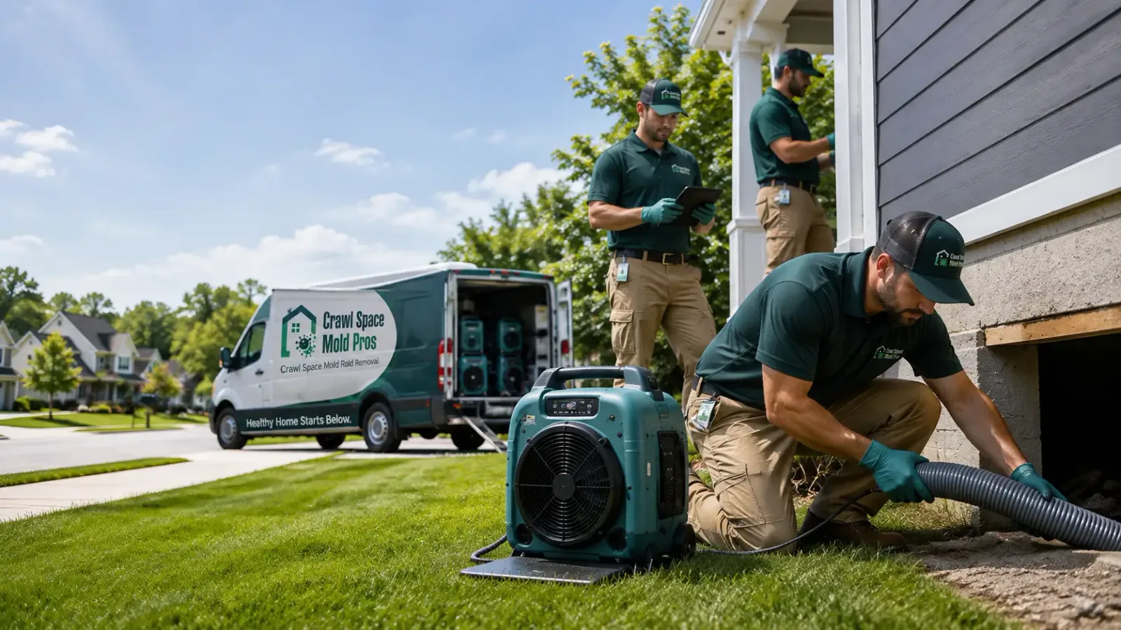 Crawl Space Mold Removal in Grace, ID